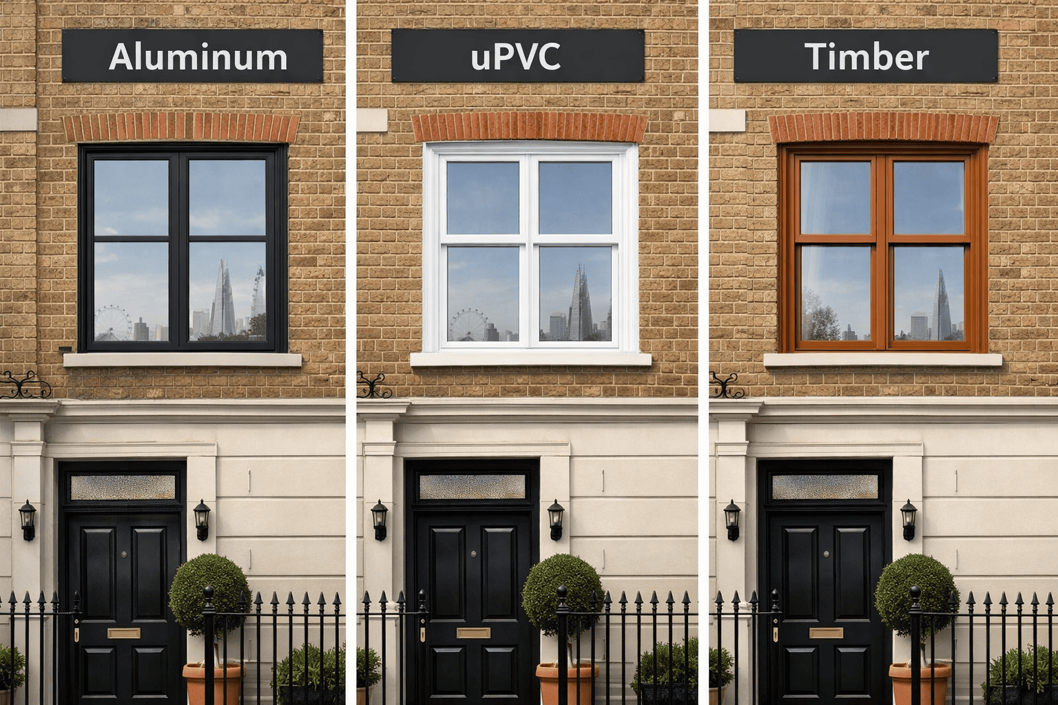 Home - Aluminium Doors and Windows UK | Premium Quality & Installation Aluminum vs uPVC vs Timber